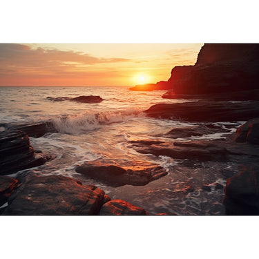 Sunset Landscape Canvas